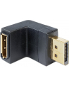 Delock adapter Displayport (M) - Dplayport (F) kątowy 90- dół - nr 6