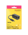 Delock Adapter USB 3.1 Gen1 (M)  USB Typu-C - Gigabit LAN - nr 26
