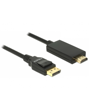 Delock kabel Displayport 1.2 (M) - HDMI-A (M) pasywny 5m; czarny