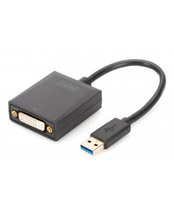 DIGITUS Adapter graficzny DVI 1080p FHD na USB 3.0, aluminiowy