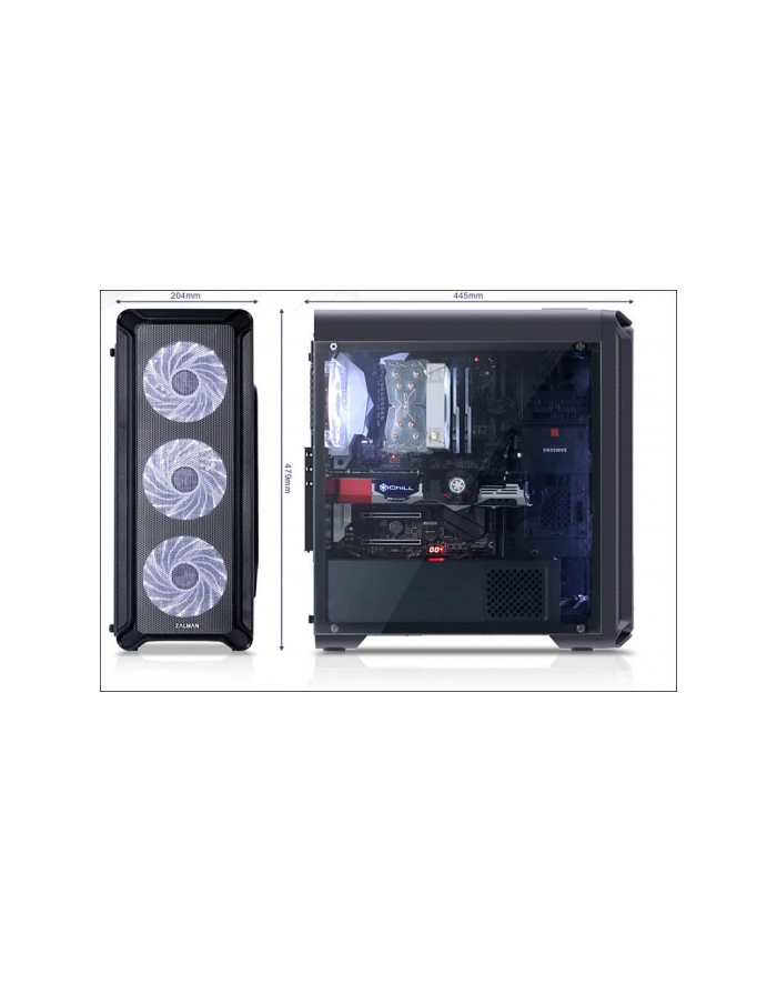 Zalman Chasis i3 series Simple Design główny