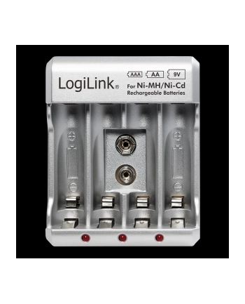 logilink Ładowarka do akumulatorów Ni-Mh, Ni-Cd, AA, AAA, 9V nr 2