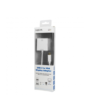 logilink Adapter USB-C 3.1 do VGA 1080p,Mac OSX, Chrome OS