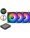thermaltake Wentylator Pure Plus 12 RGB TT Premium 3-pak (3x120mm, 500-1500 RPM) - nr 35