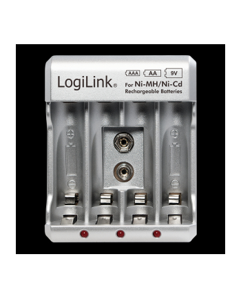 logilink Ładowarka do akumulatorów Ni-Mh, Ni-Cd, AA, AAA, 9V