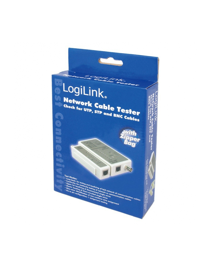 logilink Tester kabli RJ45 i BNC z jednostką zdalną główny