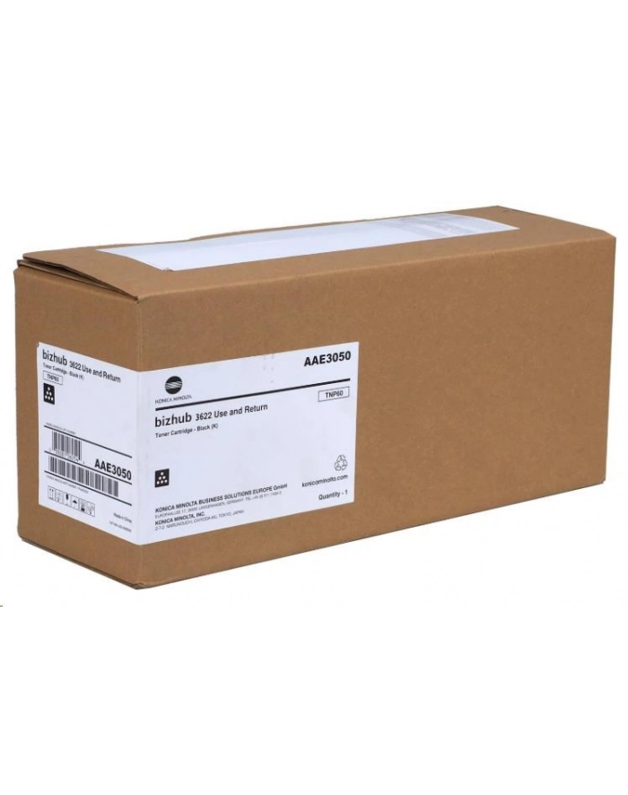 Toner Konica Minolta TNP-60 UAR | 15000 pages | Black | Bizhub 3622 główny