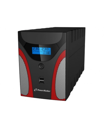 POWER WALKER LINE-INTERACTIVE 1600VA ,RJ11 IN/OUT, USB, LCD, 2x ładowarka nr 2