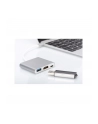 digitus Multi Adapter 1xHDMI 4K 30Hz UHD, 1xUSB Typ C PD, 1xUSB A na USB 3.0 Typ C, z audio, aluminiowy - nr 29