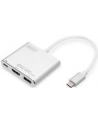 digitus Multi Adapter 1xHDMI 4K 30Hz UHD, 1xUSB Typ C PD, 1xUSB A na USB 3.0 Typ C, z audio, aluminiowy - nr 33