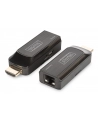 digitus Mini Przedłużacz/Extender HDMI do 50m po skrętce Cat.6/7, 1080p 60Hz FHD, HDCP 1.2, z audio (zestaw) - nr 33