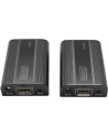 digitus Przedłużacz/Extender HDMI do 30m/60m po skrętce Cat.6/7, 4K2K 60Hz UHD, HDCP 2.2, IR, audio (zestaw) - nr 50