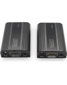 digitus Przedłużacz/Extender HDMI do 30m/60m po skrętce Cat.6/7, 4K2K 60Hz UHD, HDCP 2.2, IR, audio (zestaw) - nr 52