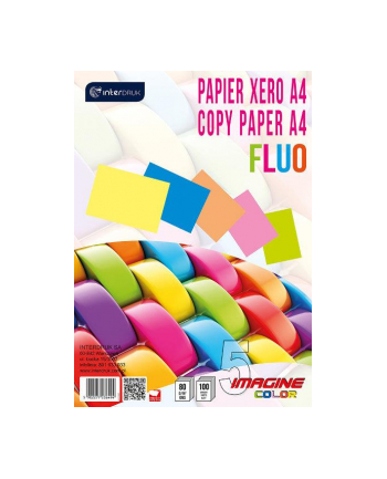 Papier ksero A4 100k 5kol fluo INTERDRUK