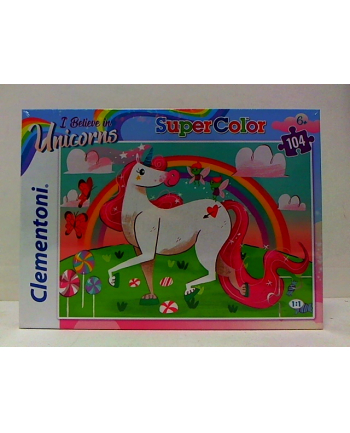 Clementoni Puzzle 104el Jednorożec briiliant 27109
