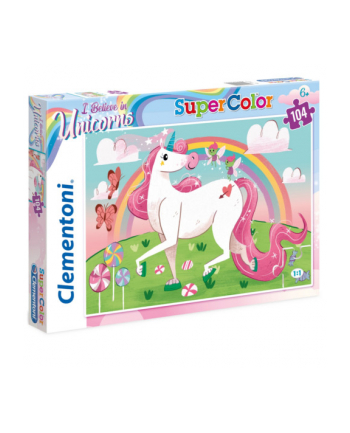 Clementoni Puzzle 104el Jednorożec briiliant 27109