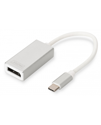 digitus Adapter graficzny DisplayPort 4K 30Hz na USB Typ C, aluminowa obudowa