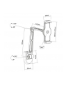 techly Ramię ścienne do tabletu i iPad 4.7-12,9 regulowane czarne - nr 23