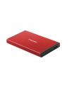 natec Kieszeń zewnętrzna HDD/SSD Sata Rhino Go 2,5 USB 3.0 czerwona - nr 37