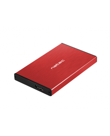 natec Kieszeń zewnętrzna HDD/SSD Sata Rhino Go 2,5 USB 3.0 czerwona