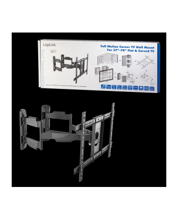 logilink Uchwyt ścienny 37-70, max.45kg, montaż narożny