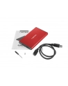 natec Kieszeń zewnętrzna HDD/SSD Sata Rhino Go 2,5 USB 3.0 czerwona - nr 32