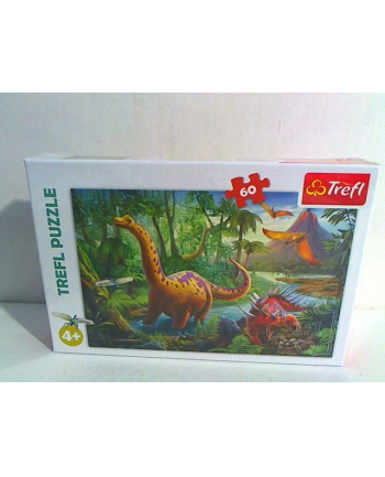 Puzzle 60el Wędrówka Dinozaurów 17319 TREFL nr 1