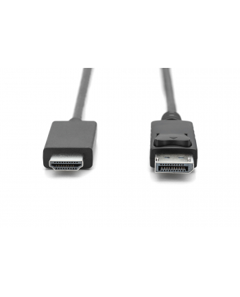 assmann Kabel adapter DisplayPort 1.2 z zatrzaskiem 4K 60Hz UHD Typ DP/HDMI A M/M czarny 2m nr 2