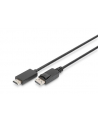 assmann Kabel adapter DisplayPort 1.2 z zatrzaskiem 4K 60Hz UHD Typ DP/HDMI A M/M czarny 2m - nr 44