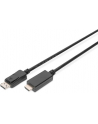 assmann Kabel adapter DisplayPort 1.2 z zatrzaskiem 4K 60Hz UHD Typ DP/HDMI A M/M czarny 3m - nr 39