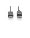 assmann Kabel adapter DisplayPort 1.2 z zatrzaskiem 4K 60Hz UHD Typ DP/HDMI A M/M czarny 1m - nr 25