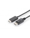 assmann Kabel adapter DisplayPort 1.2 z zatrzaskiem 4K 60Hz UHD Typ DP/HDMI A M/M czarny 1m - nr 29