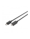 assmann Kabel adapter DisplayPort 1.2 z zatrzaskiem 4K 60Hz UHD Typ DP/HDMI A M/M czarny 1m - nr 31