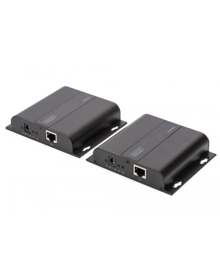 digitus Przedłużacz/Extender HDMI do 120m po skrętce Cat.5e/6 UTP lub IP, 4K 30Hz UHD, z audio (zestaw) główny