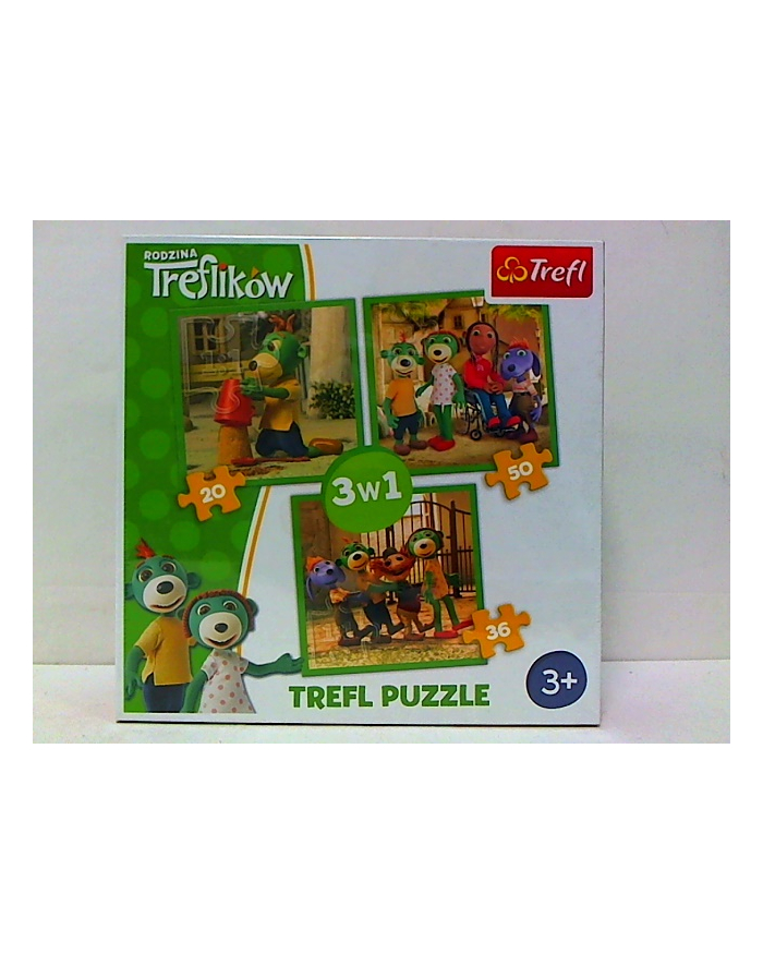 Puzzle 3w1 Zabawy Treflików 34838 TREFL główny