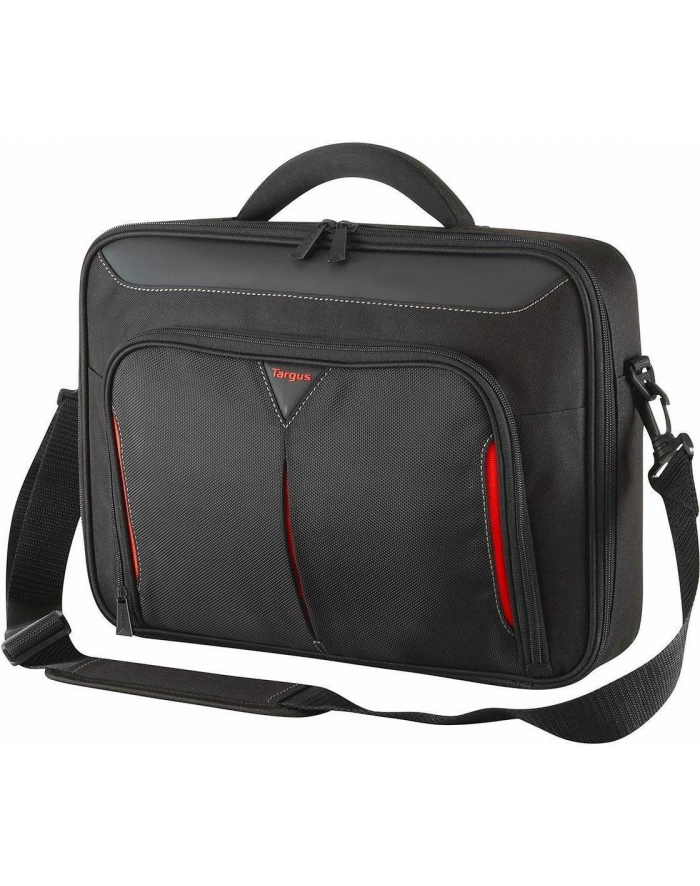 Torba Targus Classic+ Clamshell do notebooka 13'' - 14.1'' (czarno-czerwona) główny