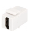Moduł Keystone HDMI, łącznik do gniazd i pustych paneli, żeński/żeński, biały - nr 13