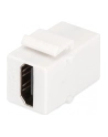 Moduł Keystone HDMI, łącznik do gniazd i pustych paneli, żeński/żeński, biały - nr 15