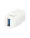 Moduł Keystone USB 3.0, łącznik do gniazd i pustych paneli, żeński/żeński, biały - nr 5