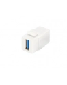 Moduł Keystone USB 3.0, łącznik do gniazd i pustych paneli, żeński/żeński, biały - nr 6