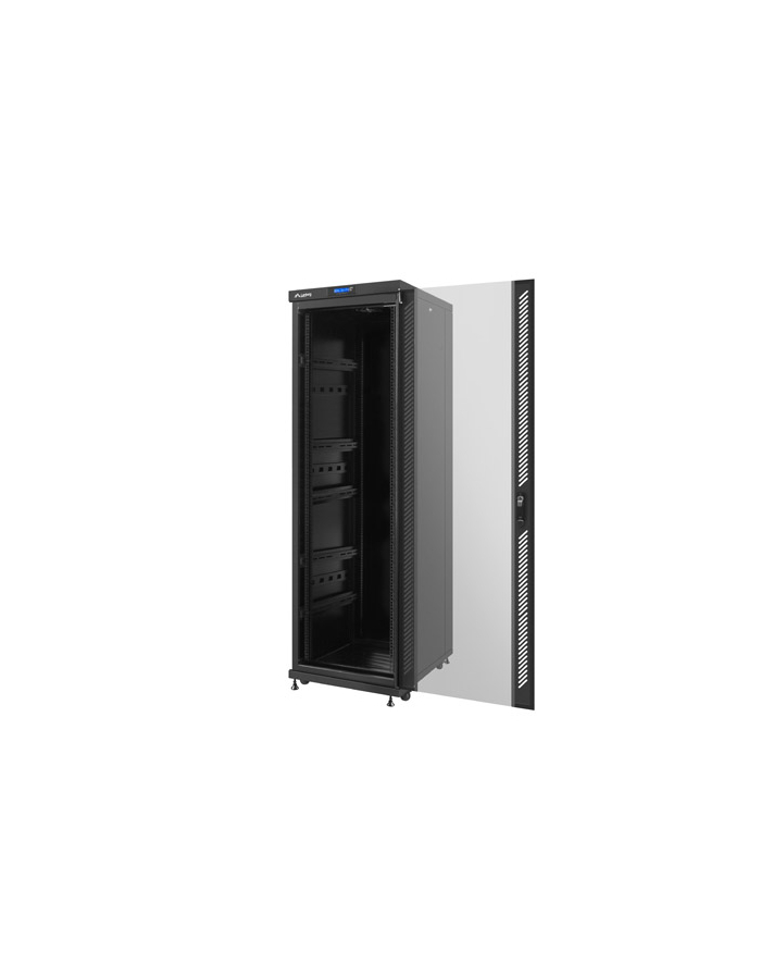 Szafa stojąca Rack 19 37U 600x800mm czarna (drzwi szklane LCD) główny