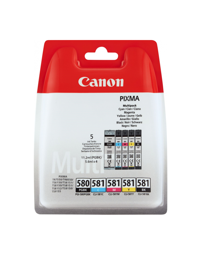 canon Tusz PGI-580/CLI-581 BK/CMYK MULTI 2078C005 główny