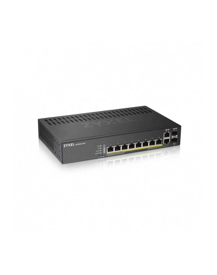 zyxel Przełącznik GS1920-8HPv2 10Port Gb 2xGb 130W PoE główny