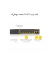 zyxel Przełącznik GS1920-8HPv2 10Port Gb 2xGb 130W PoE - nr 48