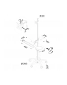 TV SET ACC FLOOR STAND SILVER/10-27'' FPMA-MOBILE1800 NEWSTAR - nr 10