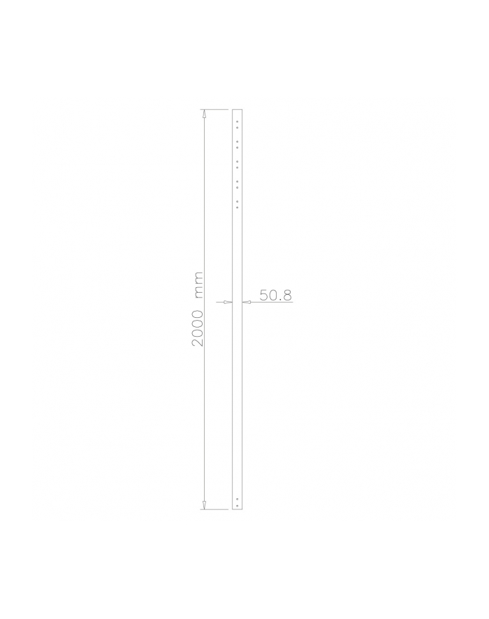 TV SET ACC MOUNT EXTENS. POLE/50KG FPMA-CP200BLACK NEWSTAR główny