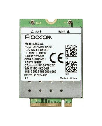 hp inc. XMM 7360 LTE-Advance WWAN 3FB01AA nr 1