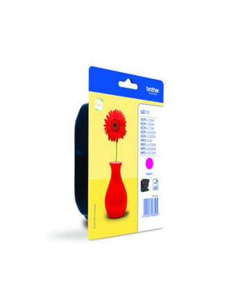 Tusz Brother LC121M magenta|Blister Pack| 300 str. | DCP-J552DW/MFC-J470DW nr 2
