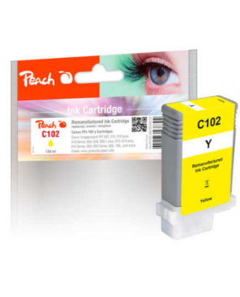 Tusz PEACH PI100-348 Canon 29952630, PFI-102 | yellow nr 1