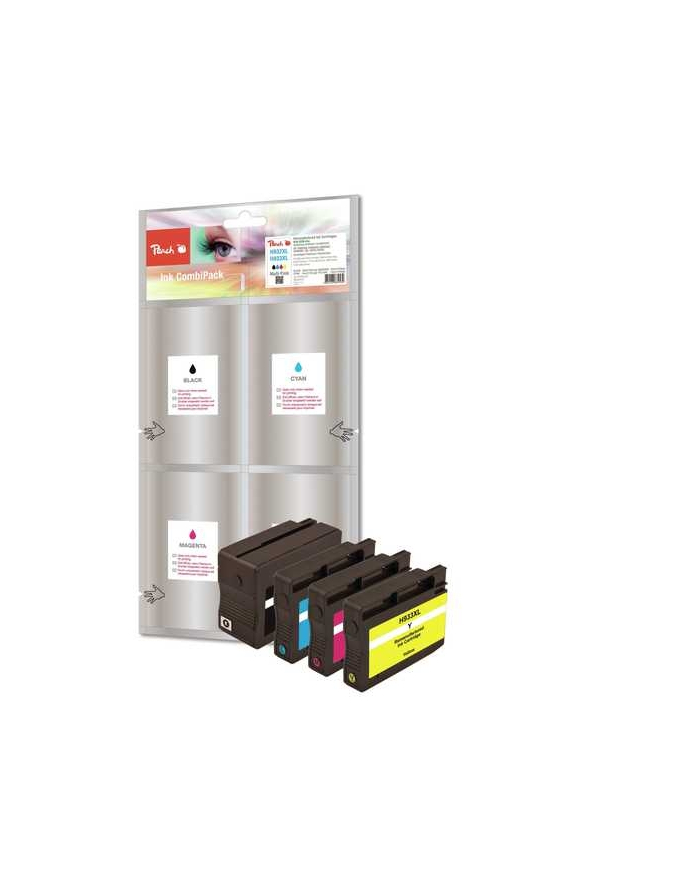 Tusz PEACH PI300-533 HP No 932XL/933XL MultiPack | bk, c, m, y główny